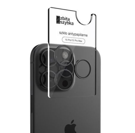Szkło antypapilarne na aparat iPhone
