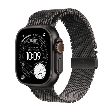 Nowy Apple Watch z czarną kopertą tytanową i bransoletą