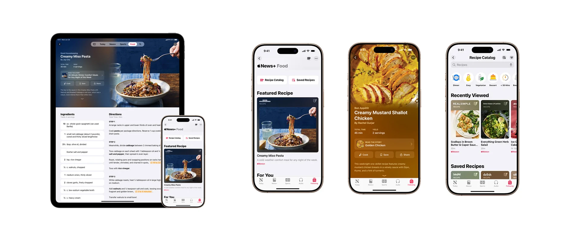 Apple News+ Food zdjęcia iphonów