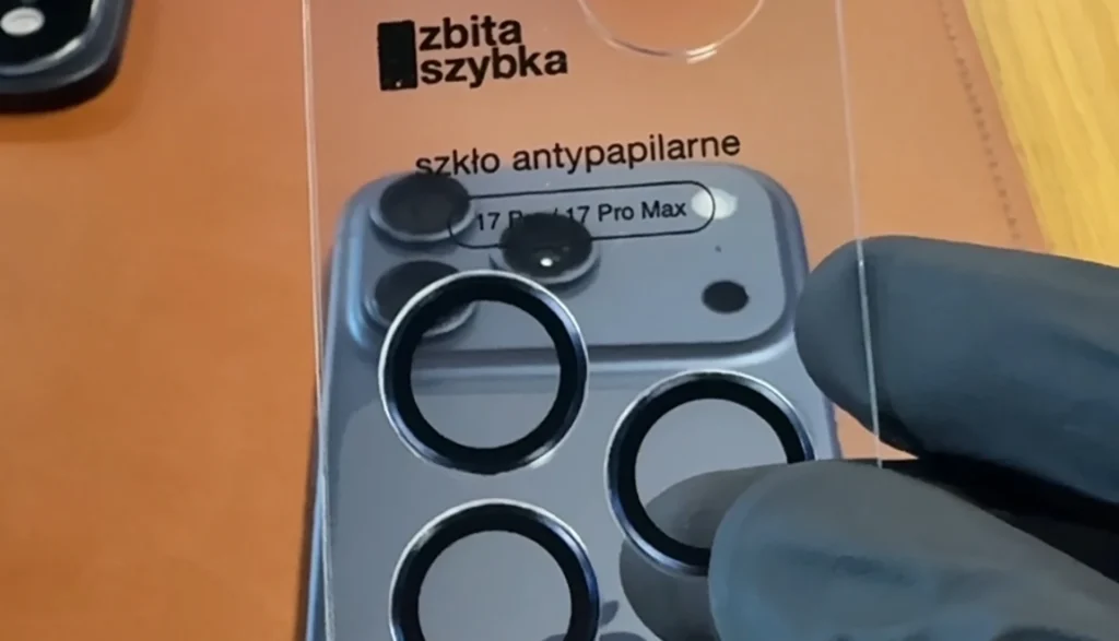 Antypapilarne szkła na aparat Zbita Szybka
