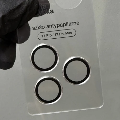 Szkło ochronne na aparat iPhone serii 17